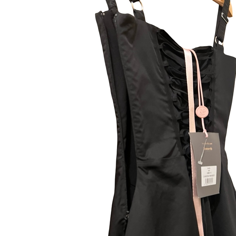 House Of CB Carlotta Dress Corset Lace Up Whimsigoth Witchy‎ Mini XS - Picture 9 of 15